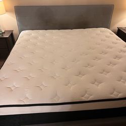 King size Chevni and beauty rest mattresses bed set