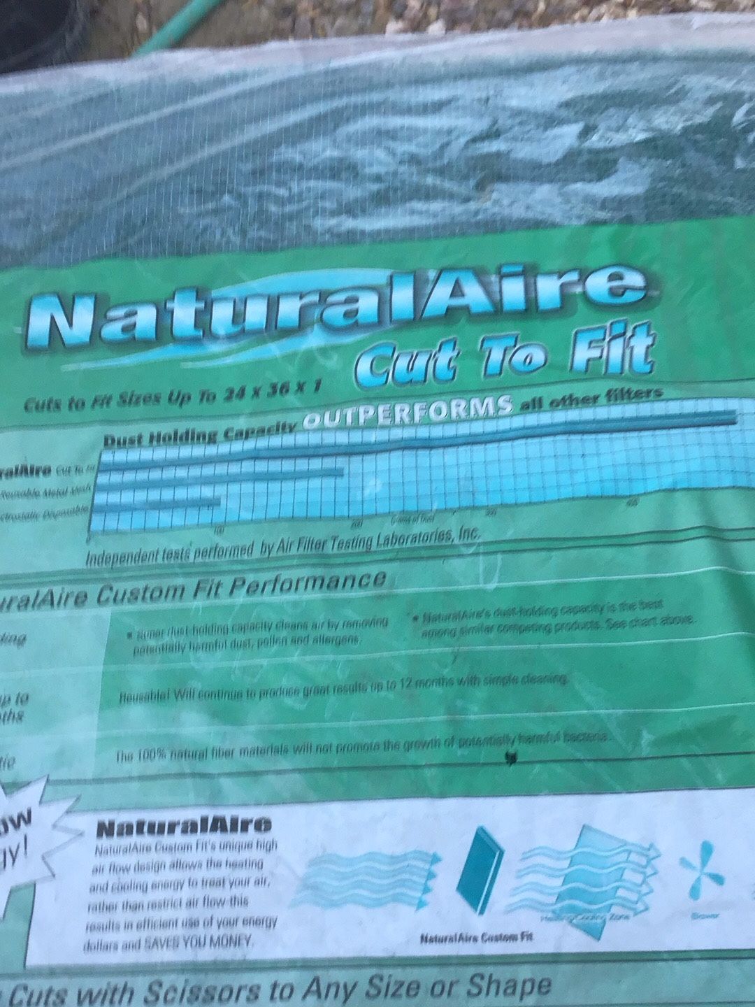24x36x1 Naturalaire Washable Permaire Pad (2 Filters)