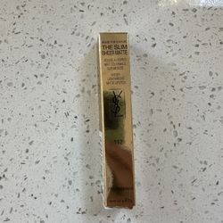 New YSL Sheer Matte Lipstick Shade 112