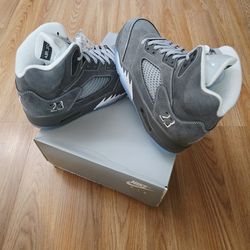 Jordan 5 Retro Wolf Grey  10.5M / 11M