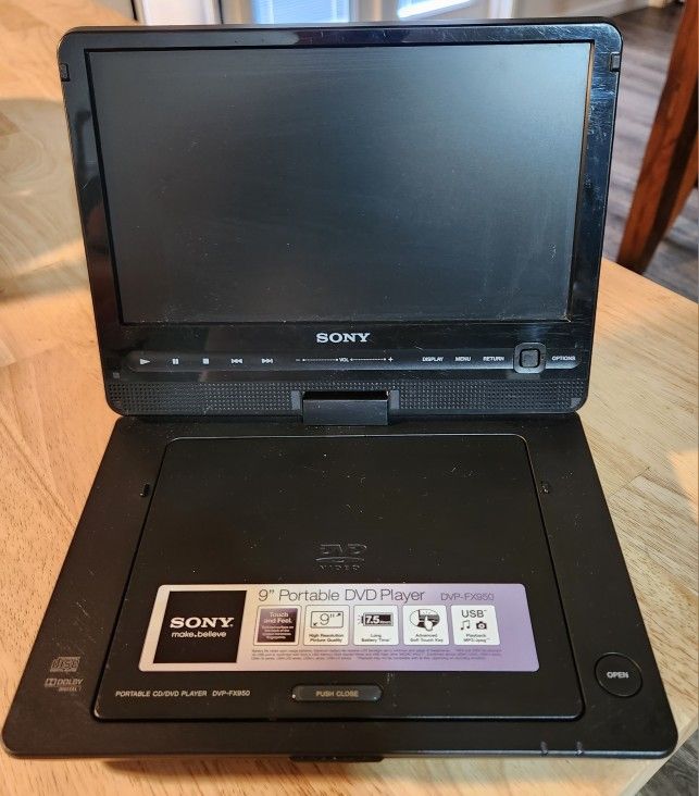 9 in. Sony Portable Dvd Player