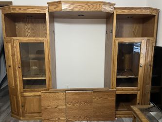 Entertainment Center  & Dining Table 