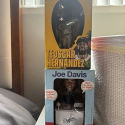 Dodgers Joe Davis And Teoscar Hernandez Bobble heads