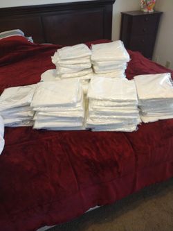 Poly Chair Cover Banquet White 59 Pack $1 DollarPack New