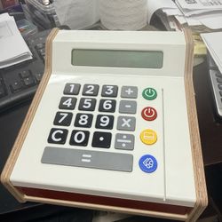 Ikea Duktig Wooden Solar Toy Cash Register Calculator