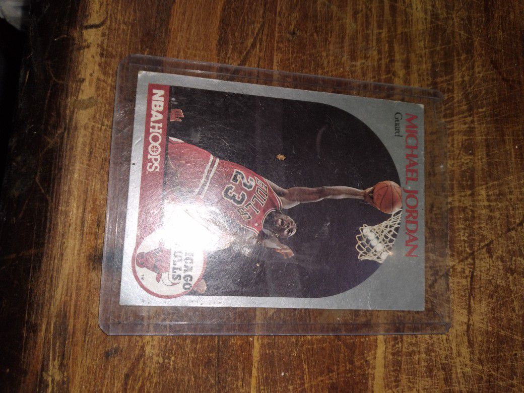 NBA Hoops Michael Jordan 1990 Card