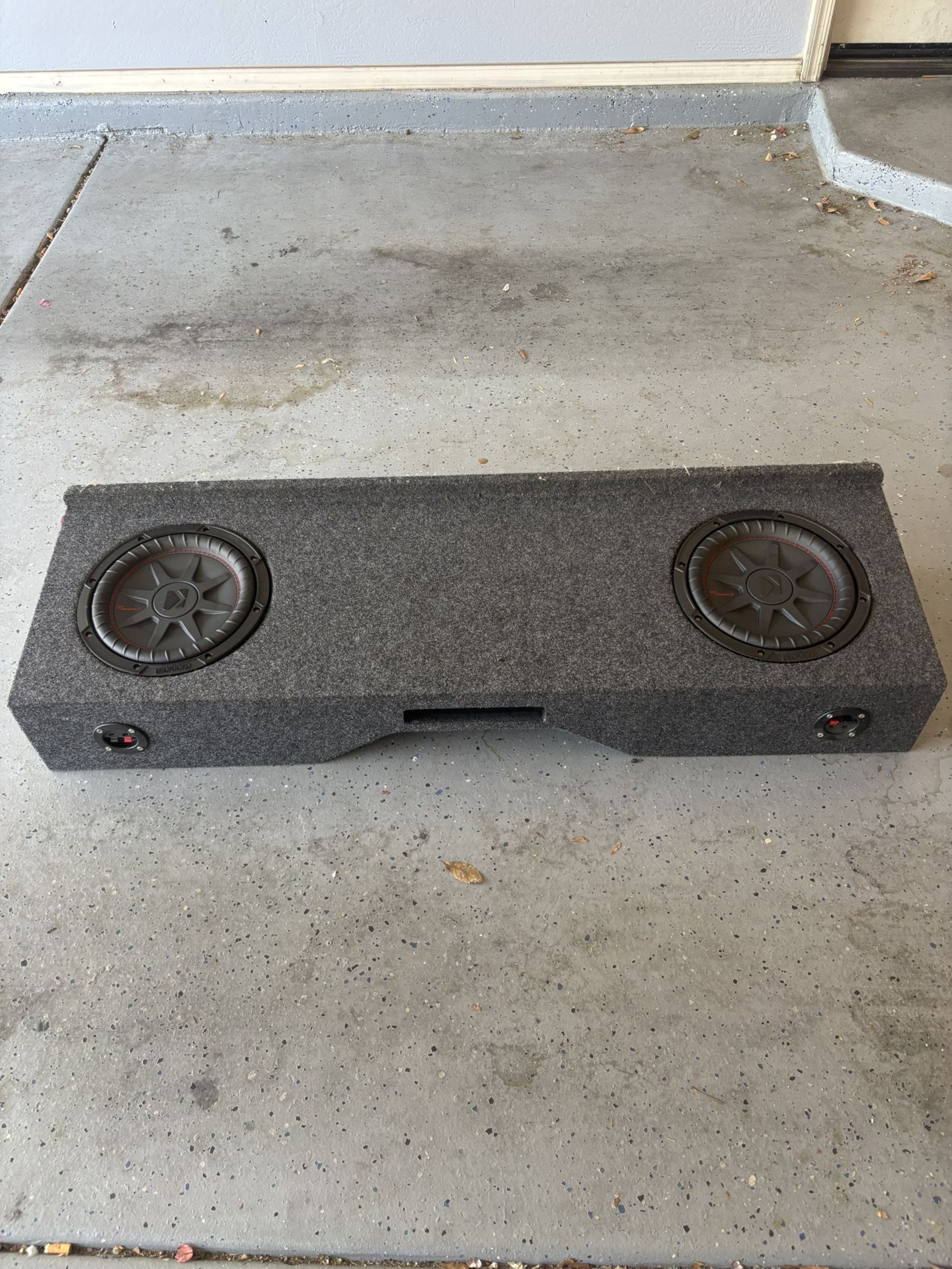 2021 Titan Crew Cab 2x 10’s Kicker Shallow Subwoofers