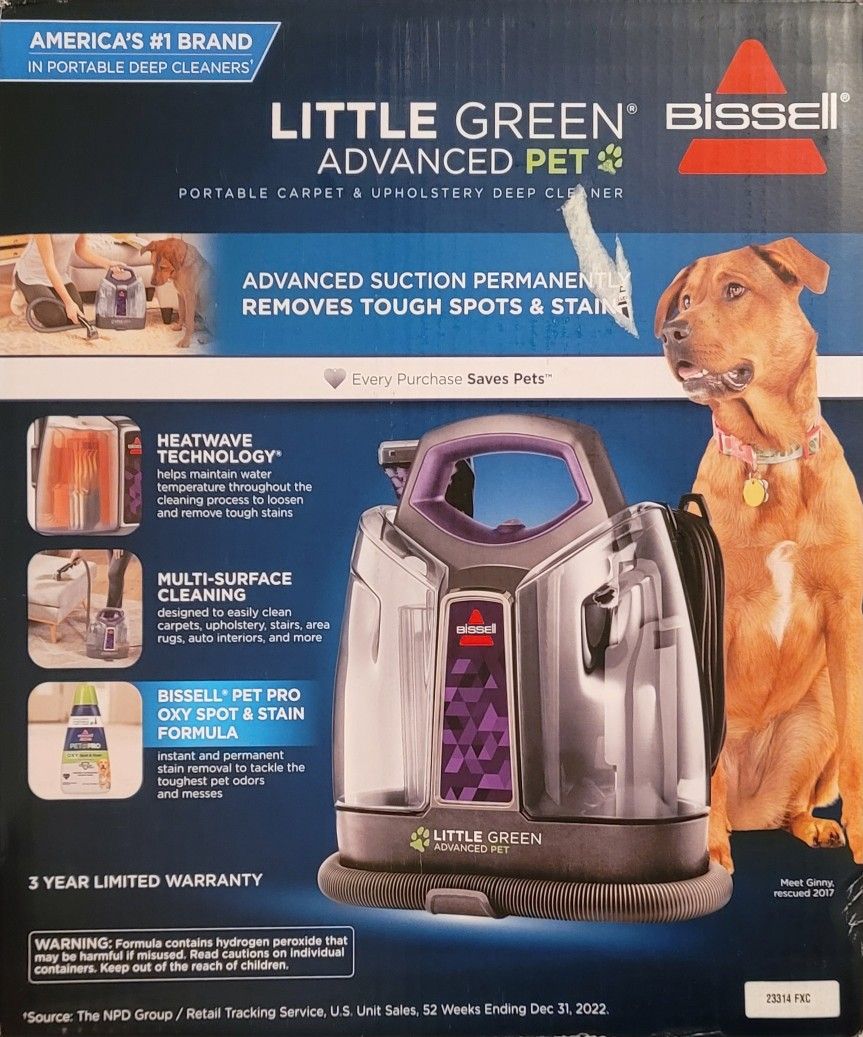 NEVER OPENED BISSELL Little Green ProHeat Advanced Pet Carpet & Spot Cleaner