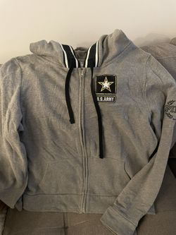 Pink US Army Zip Sweater Size M