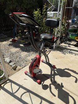 Exercise Bike: Magnetic, foldable