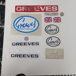GREEVES motorcycle Decals 