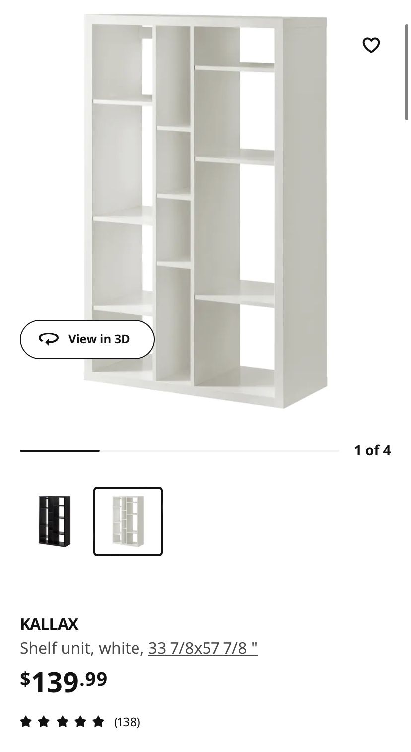 IKEA Kallax Tall Shelf Unit for Sale in Brooklyn, NY OfferUp