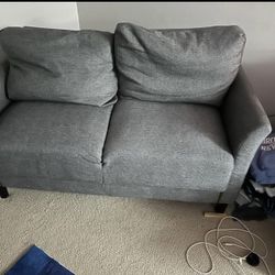 Small Grey Couch (Two Seat)