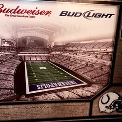 Very Rare Colts Bud/Budlight Field Mirror