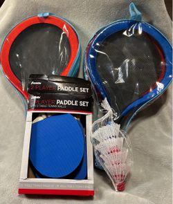 Franklin 2 Player Paddle Set Bundle