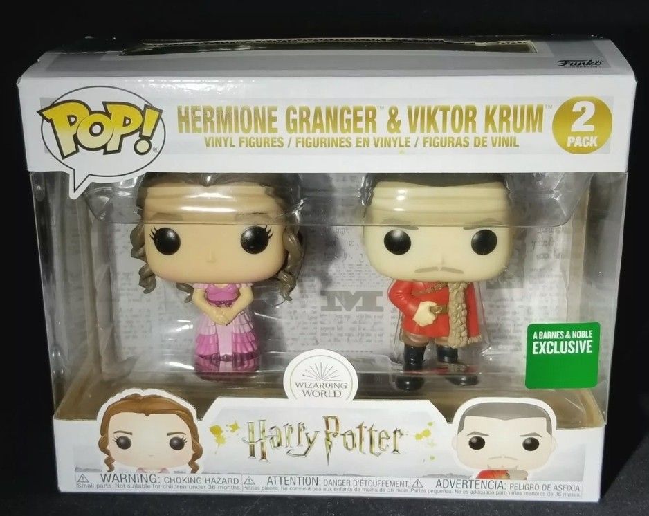 Funko POP! Harry Potter - (2-Pack) Hermione Granger & Viktor Krum Exclusive