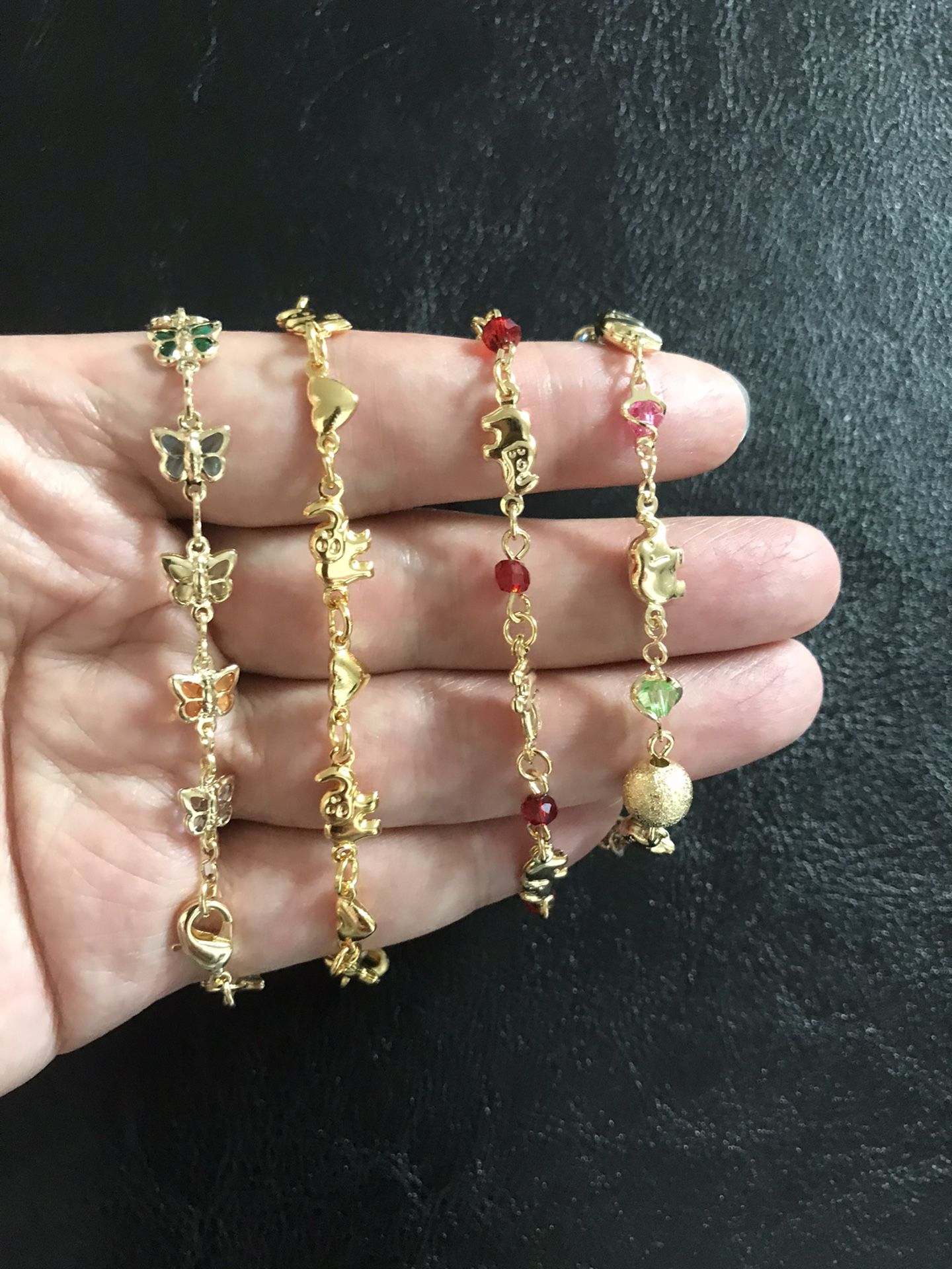 Gold Filled Elephant 🐘 Butterfly 🦋 Anklet($12 Each)
