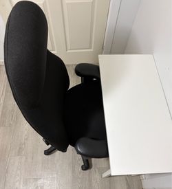 Desk and chair