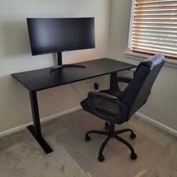 Desk & Chair (Black)