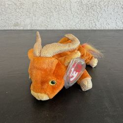 TY Zodiac Beanie Baby Named Ox