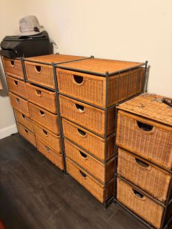 Wicker Drawers