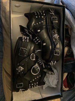 Goth shoes (unisex) size 9.5