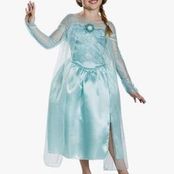 Elsa Snow Girls Costume 