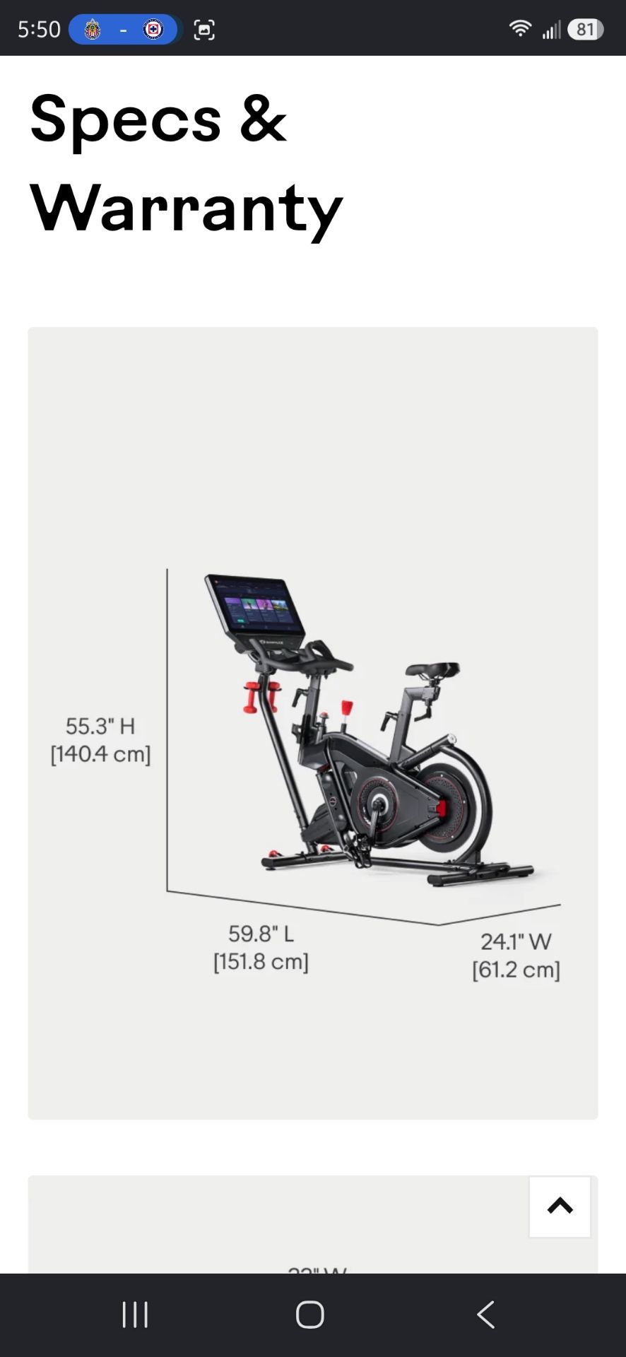 Bowflex velcore almost new