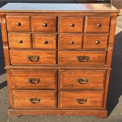 Antique highboy dresser