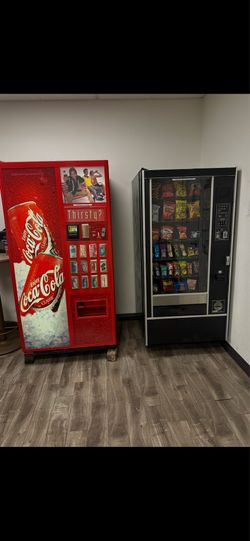 Drinks and snacks vending machines