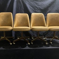 Vintage swivel chairs. Set Of 4