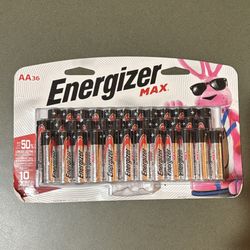 AA Energizer Max Batteries Double A 36pk
