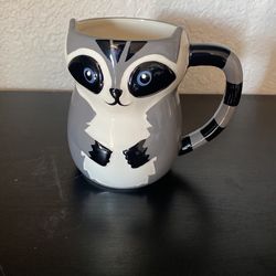 Large 3D Raccoon Mug