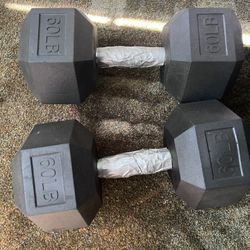 60 Pounds Dumbbells Pair 