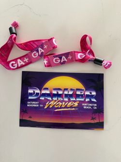 2 Passes for Darker Waves Festival November 14