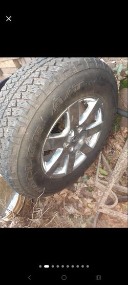 Jeep rim n tire. Just rims$65 each. Details in picture