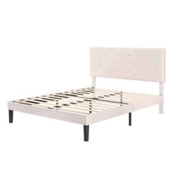 New Upholstered Queen Bed Frame w/Headboard