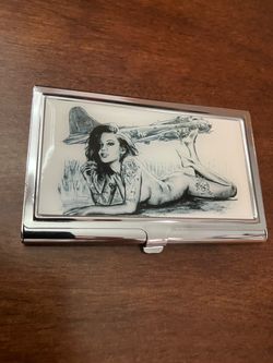 Pin Up Girl Business Card/ Cigarette Case