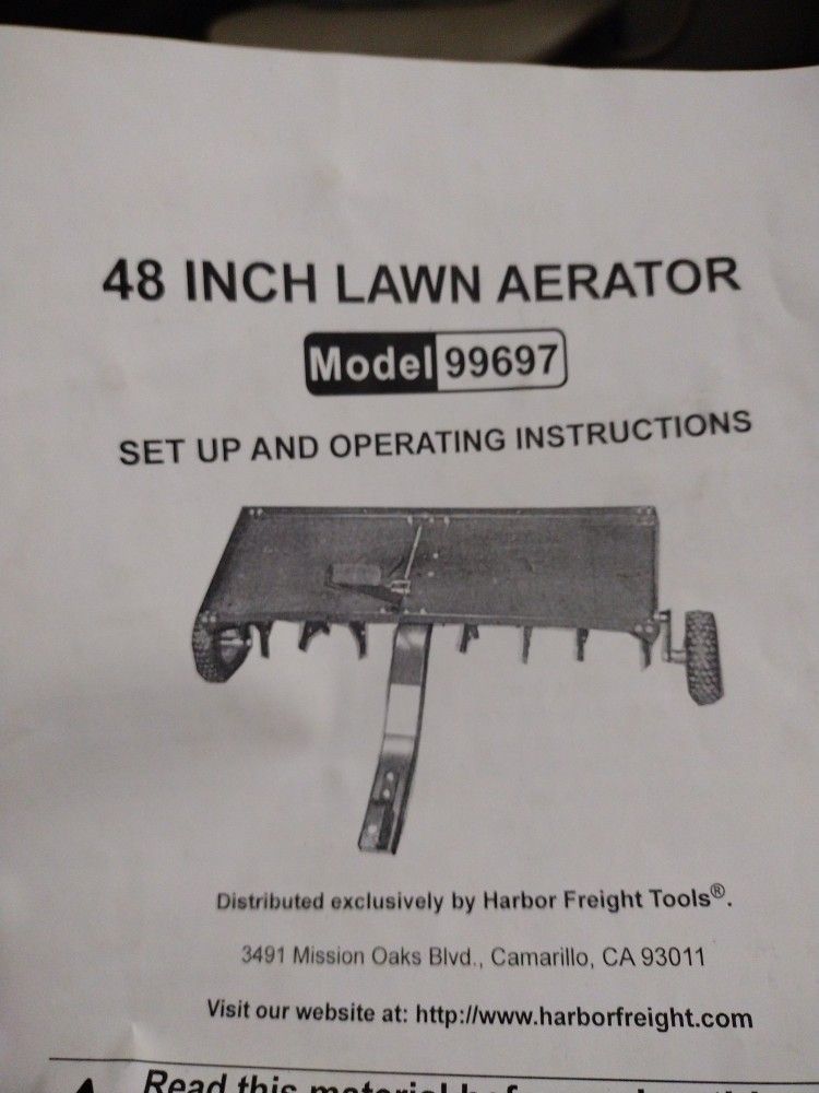 Lawn Aerator Harbor Freight
