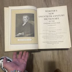 1956 Vintage Merriam Webster 2nd Edition..