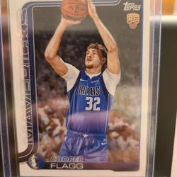 2025-26 Topps Cooper Flagg RC #201 Rookie Card Mavericks