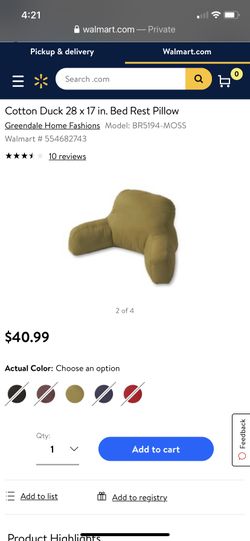 Back Rest Pillow
