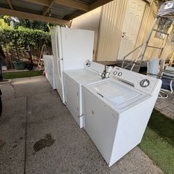 Wash & Dryer & Fridge 