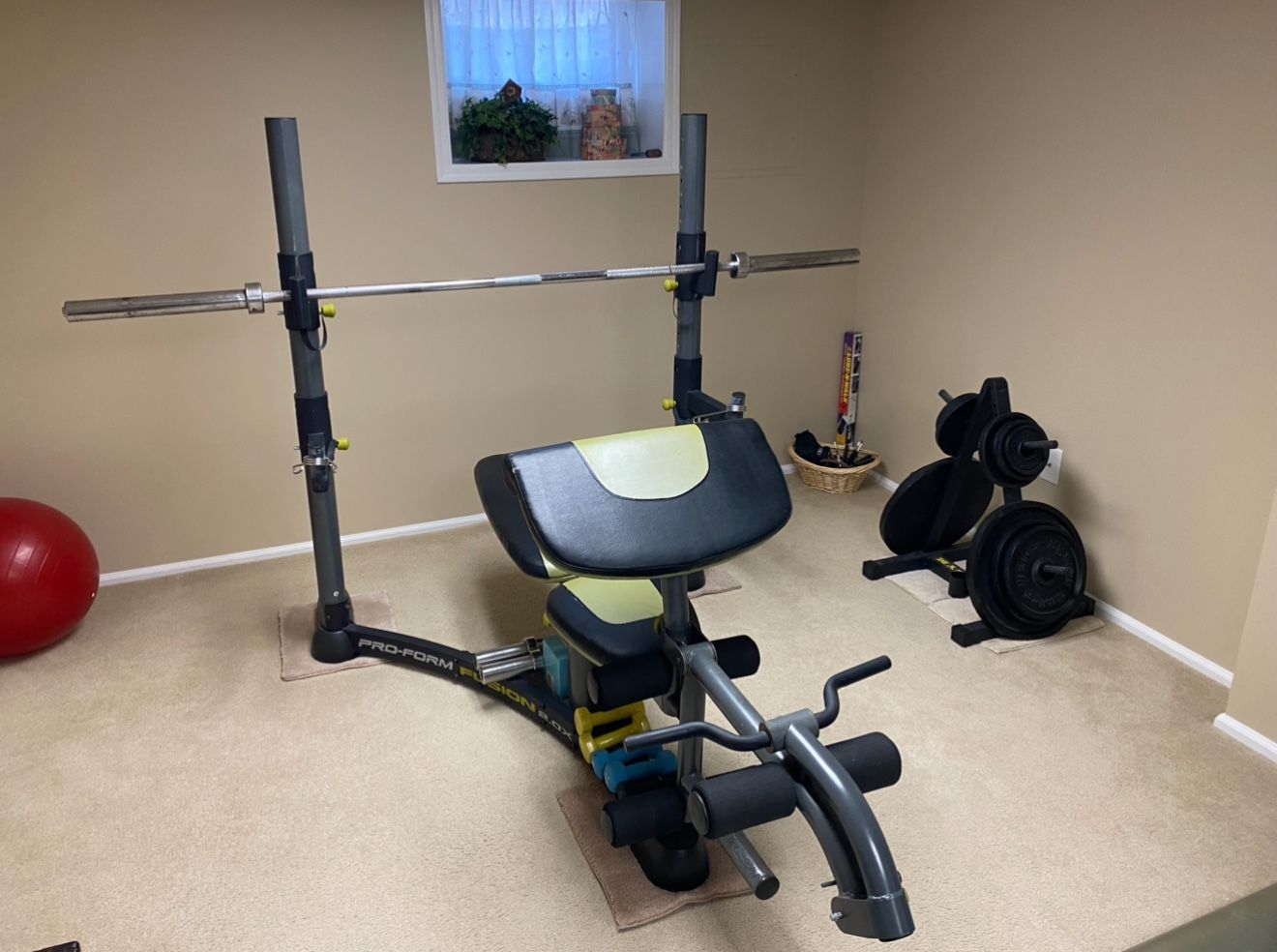 Weight Bench & Weights