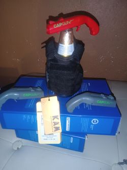 Tactical Koozie And Cap Guns