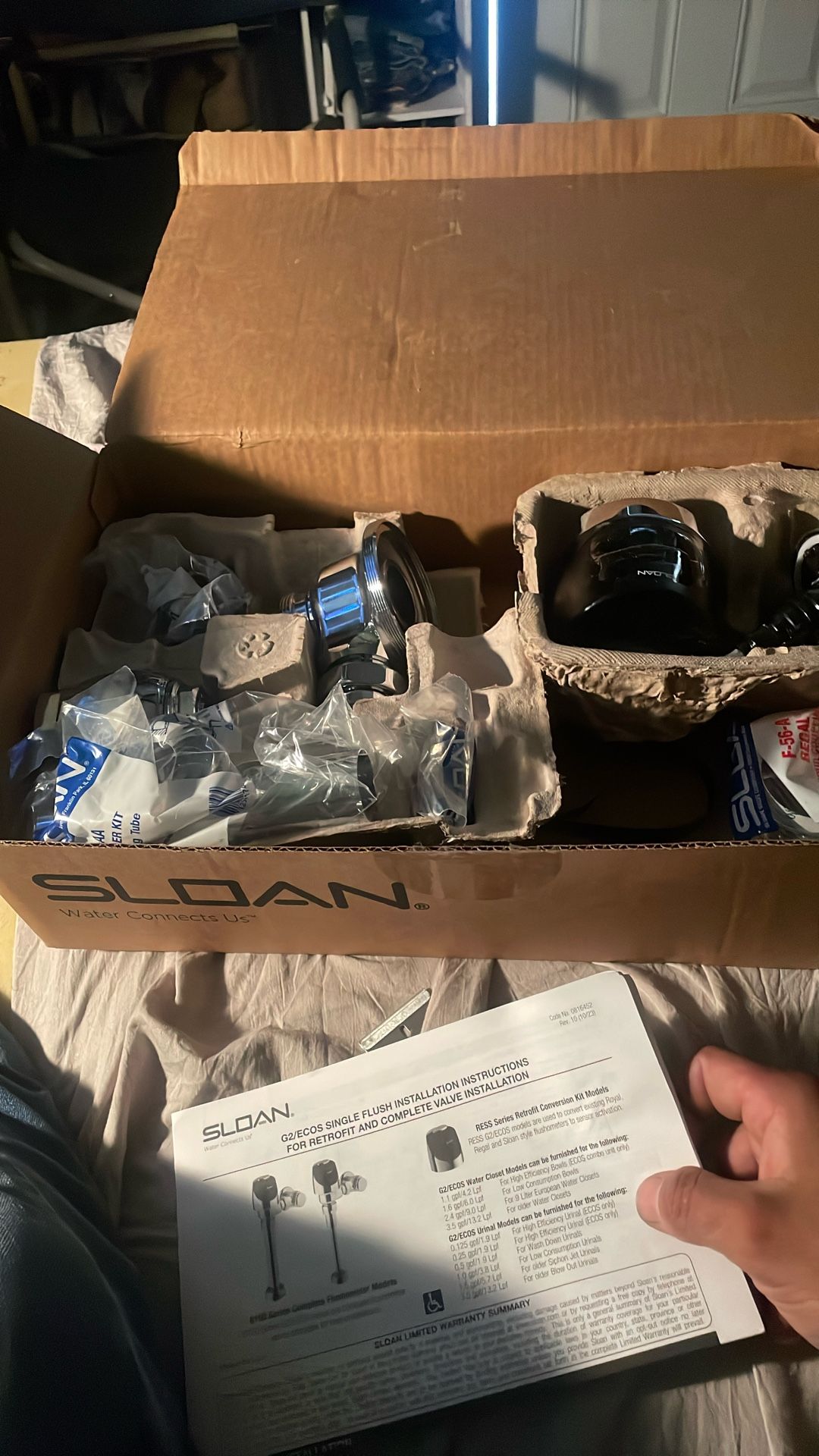 Sloan 8100 Series Complete Flush meter