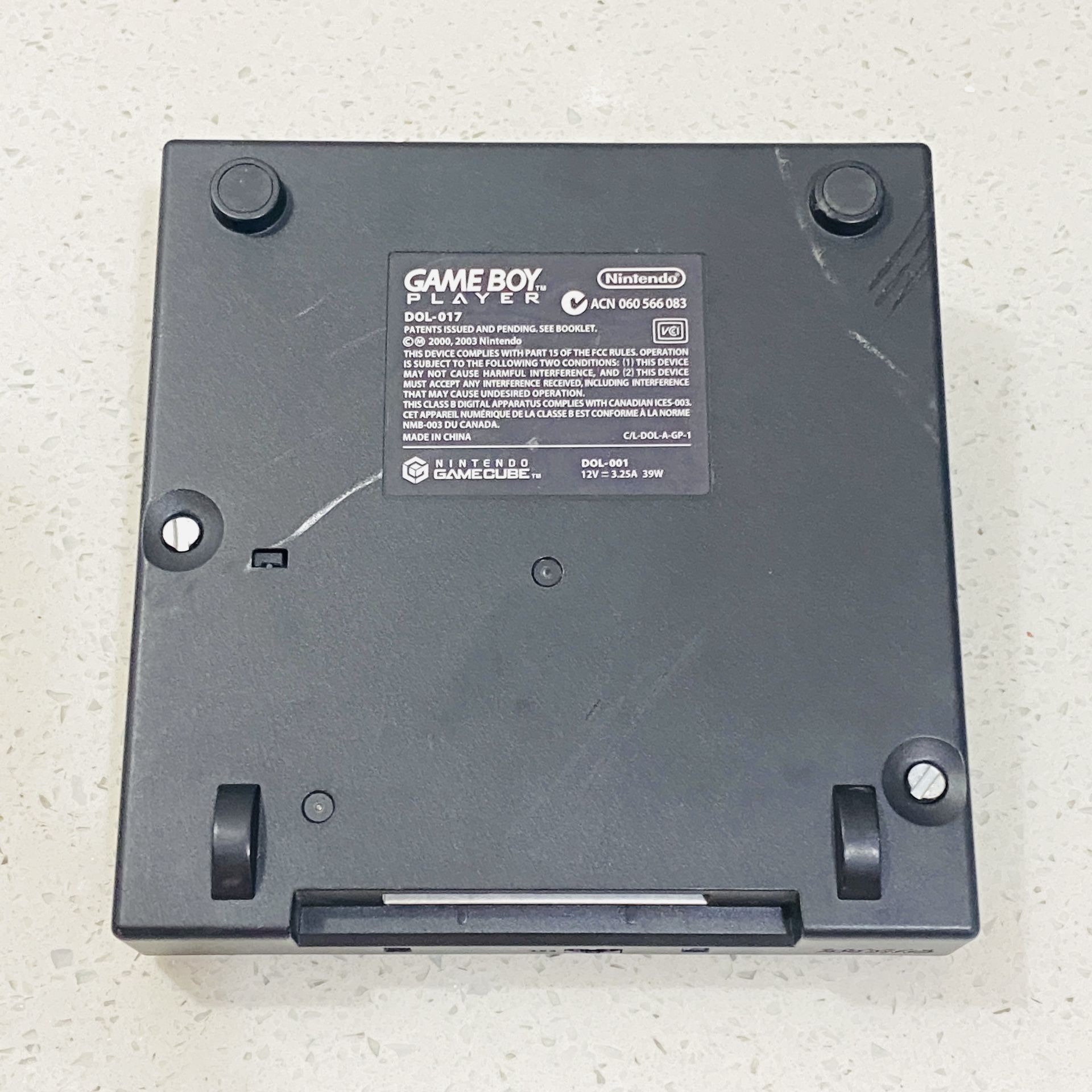 Nintendo GameBoy Player Adapter for Gamecube (DOL 017) Teated NO