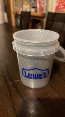 Lowe’s glitter mini bucket