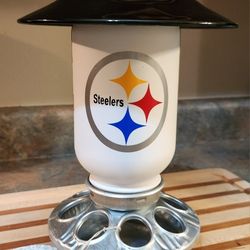 Mason Jar Bird Feeder- Steelers