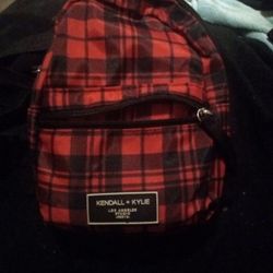 RedNblk Checkered Mini Bag